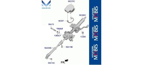 MOBIS STEERING COLUMN SHAFT HYUNDAI ELANTRA 2020-23